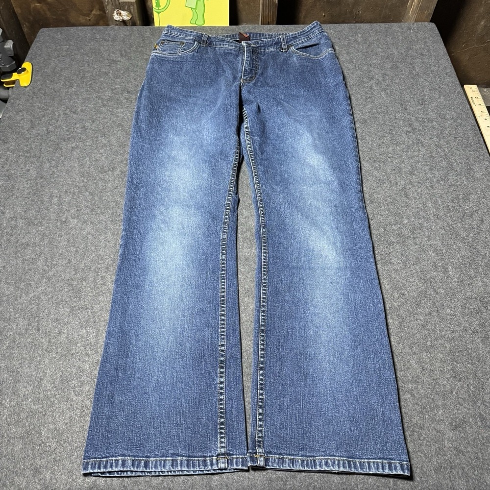 VTG Y2K Louie Womens‎ Bootcut Mid Rise Jeans Size 34 (30x29) Western Indie
